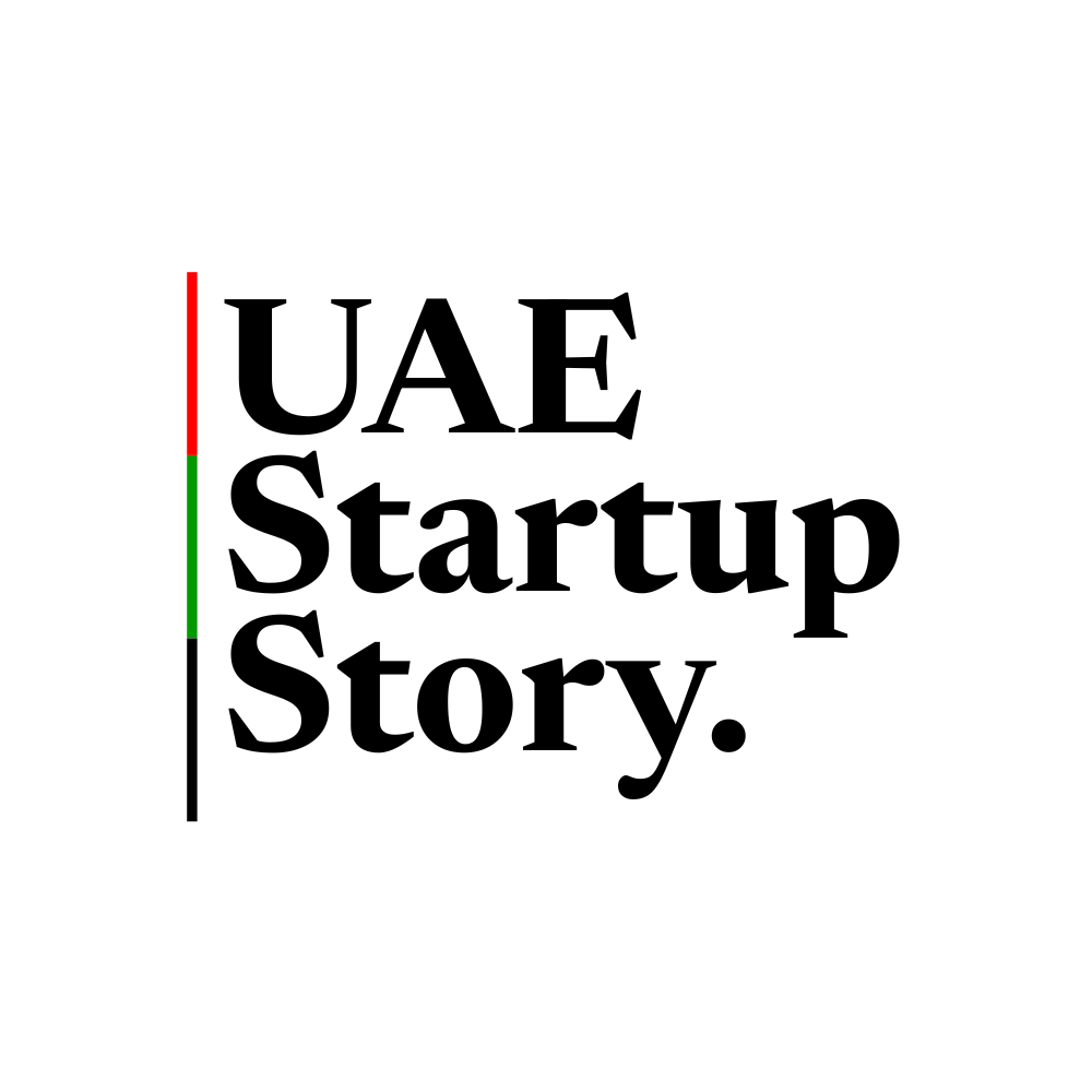 uae startup story logo white background