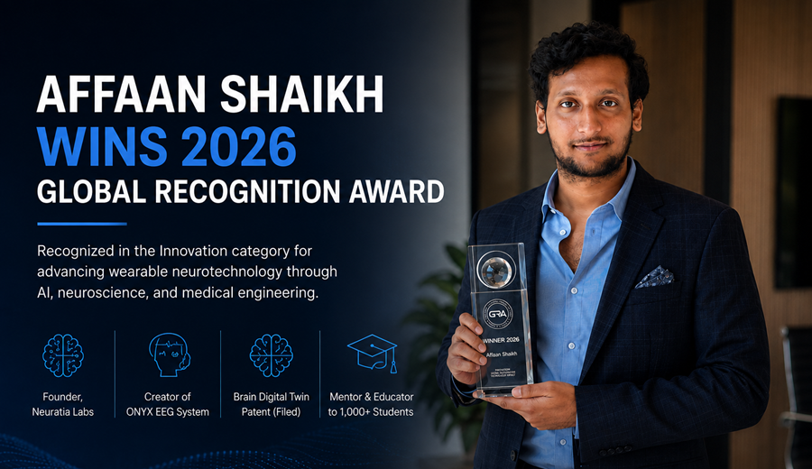 Neuratia Labs Founder RecognizedNeuratia Labs Founder Recognized